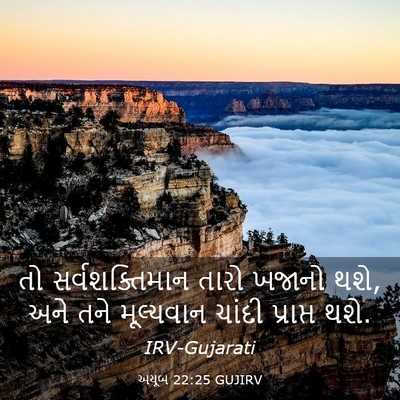 Picture 03 - અયૂબ 22:25 GUJIRV - તો સર્વશક્તિમાન - Bible Verse Picture
