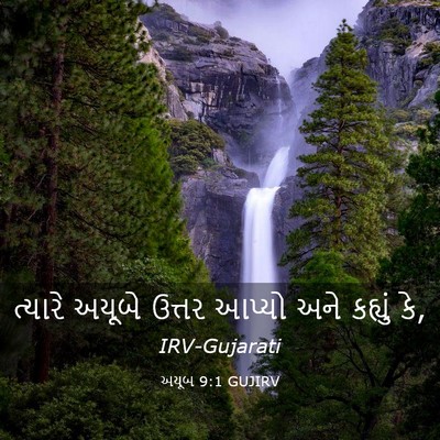 Picture 03 - અયૂબ 9:1 GUJIRV - ત્યારે અયૂબે - Bible Verse Picture