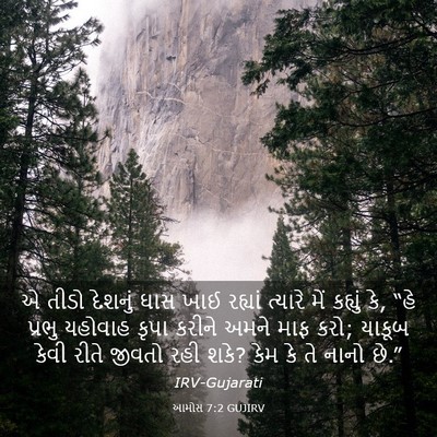 Picture 03 - આમોસ 7:2 GUJIRV - એ તીડો દેશનું ઘાસ - Bible Verse Picture