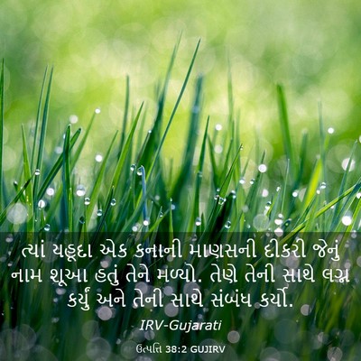 Picture 03 - ઉત્પત્તિ 38:2 GUJIRV - ત્યાં યહૂદા એક - Bible Verse Picture