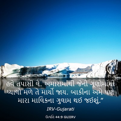 Picture 03 - ઉત્પત્તિ 44:9 GUJIRV - હવે તપાસી લે. - Bible Verse Picture