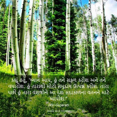 Picture 03 - ઉત્પત્તિ 48:4 GUJIRV - કહ્યું હતું, - Bible Verse Picture