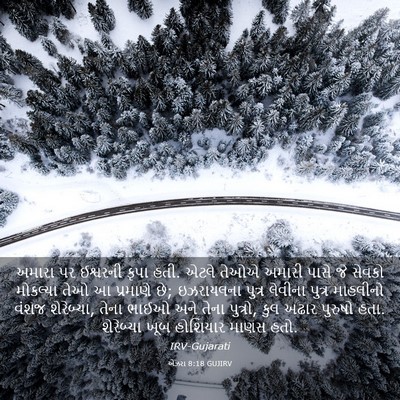 Picture 03 - એઝરા 8:18 GUJIRV - અમારા પર ઈશ્વરની - Bible Verse Picture