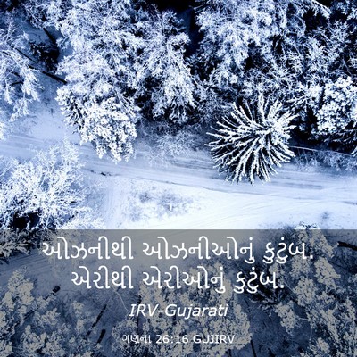 Picture 03 - ગણના 26:16 GUJIRV - ઓઝનીથી ઓઝનીઓનું - Bible Verse Picture