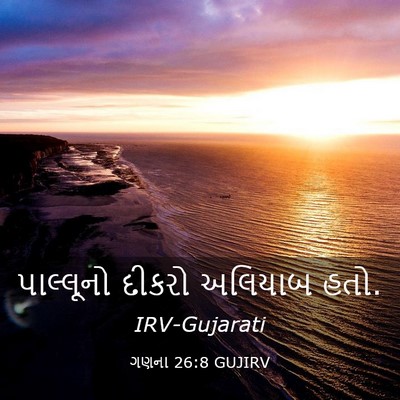 Picture 03 - ગણના 26:8 GUJIRV - પાલ્લૂનો દીકરો - Bible Verse Picture