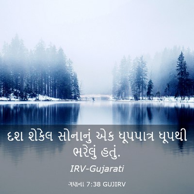 Picture 03 - ગણના 7:38 GUJIRV - દશ શેકેલ સોનાનું - Bible Verse Picture