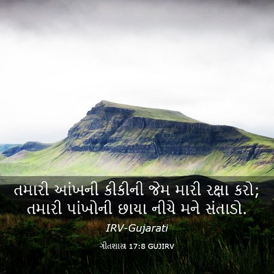 Picture 03 - ગીતશાસ્ત્ર 17:8 GUJIRV - તમારી આંખની - Bible Verse Picture