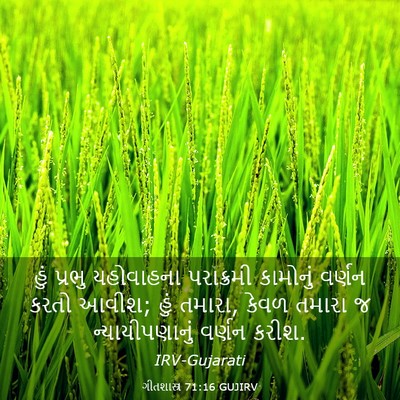 Picture 03 - ગીતશાસ્ત્ર 71:16 GUJIRV - હું પ્રભુ - Bible Verse Picture