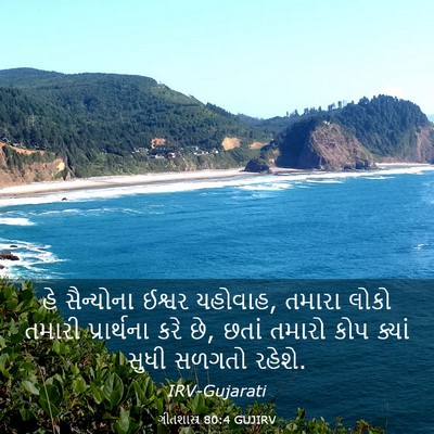 Picture 03 - ગીતશાસ્ત્ર 80:4 GUJIRV - હે સૈન્યોના ઈશ્વર - Bible Verse Picture