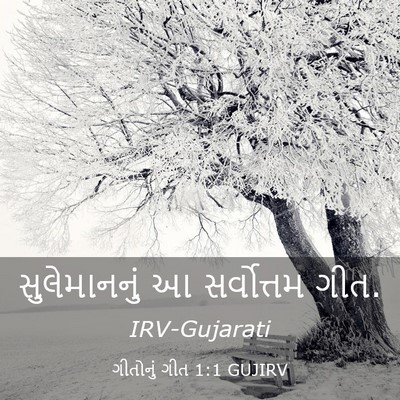 Picture 03 - ગીતોનું ગીત 1:1 GUJIRV - સુલેમાનનું આ - Bible Verse Picture