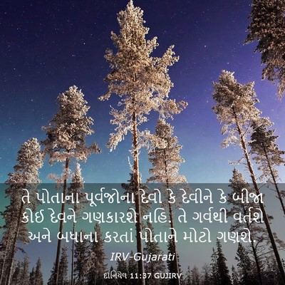 Picture 03 - દાનિયેલ 11:37 GUJIRV - તે પોતાના - Bible Verse Picture
