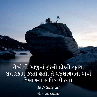 Picture 03 - નહેમ્યા 3:9 GUJIRV - તેઓની બાજુમાં - Bible Verse Picture