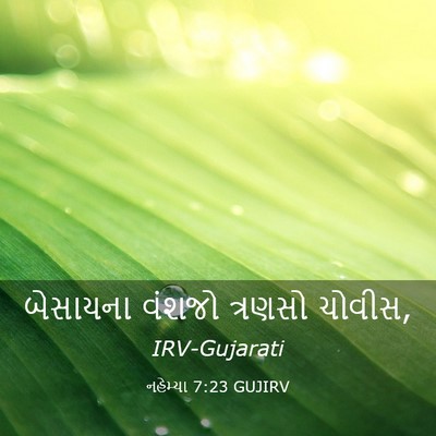 Picture 03 - નહેમ્યા 7:23 GUJIRV - બેસાયના વંશજો - Bible Verse Picture
