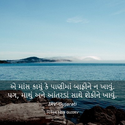 Picture 03 - નિર્ગમન 12:9 GUJIRV - એ માંસ કાચું કે - Bible Verse Picture