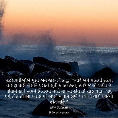 Picture 03 - નિર્ગમન 16:3 GUJIRV - ઇઝરાયલીઓએ મૂસા - Bible Verse Picture