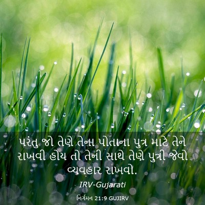 Picture 03 - નિર્ગમન 21:9 GUJIRV - પરંતુ જો તેણે તેના - Bible Verse Picture