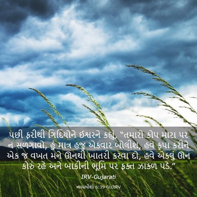 Picture 03 - ન્યાયાધીશો 6:39 GUJIRV - પછી ફરીથી - Bible Verse Picture