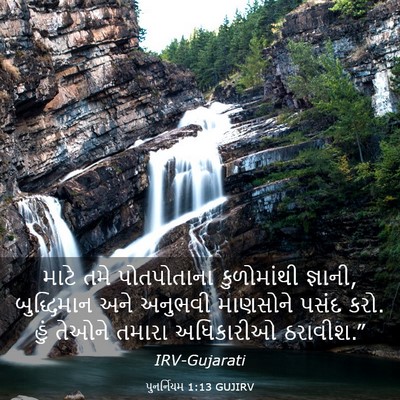 Picture 03 - પુનર્નિયમ 1:13 GUJIRV - માટે તમે - Bible Verse Picture