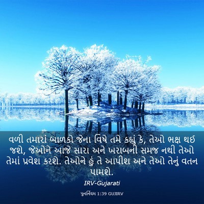 Picture 03 - પુનર્નિયમ 1:39 GUJIRV - વળી તમારાં બાળકો - Bible Verse Picture