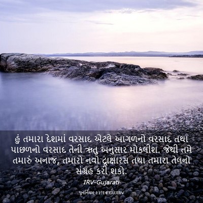 Picture 03 - પુનર્નિયમ 11:14 GUJIRV - હું તમારા દેશમાં - Bible Verse Picture