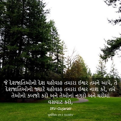 Picture 03 - પુનર્નિયમ 19:1 GUJIRV - જે દેશજાતિઓનો દેશ - Bible Verse Picture
