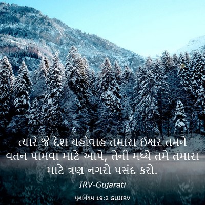 Picture 03 - પુનર્નિયમ 19:2 GUJIRV - ત્યારે જે દેશ - Bible Verse Picture