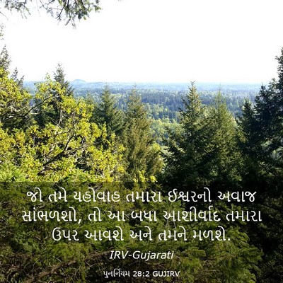 Picture 03 - પુનર્નિયમ 28:2 GUJIRV - જો તમે યહોવાહ - Bible Verse Picture