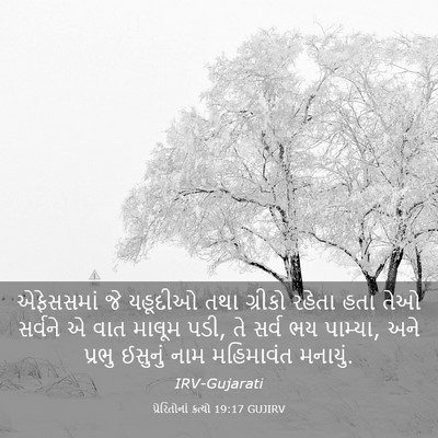 Picture 03 - પ્રેરિતોનાં ક્રત્યો 19:17 GUJIRV - એફેસસમાં જે - Bible Verse Picture