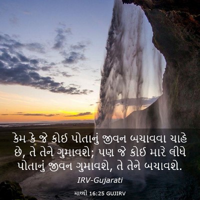 Picture 03 - માથ્થી 16:25 GUJIRV - કેમ કે જે કોઈ - Bible Verse Picture