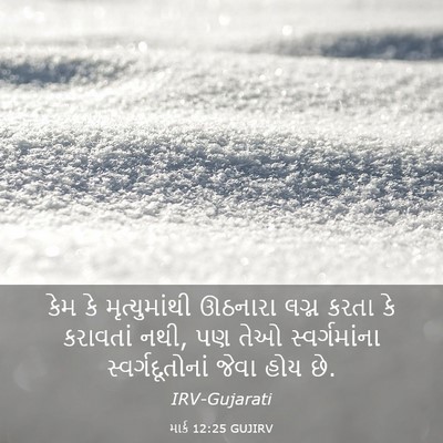 Picture 03 - માર્ક 12:25 GUJIRV - કેમ કે - Bible Verse Picture