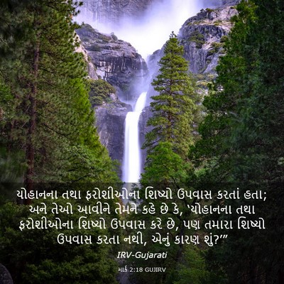 Picture 03 - માર્ક 2:18 GUJIRV - યોહાનના તથા - Bible Verse Picture