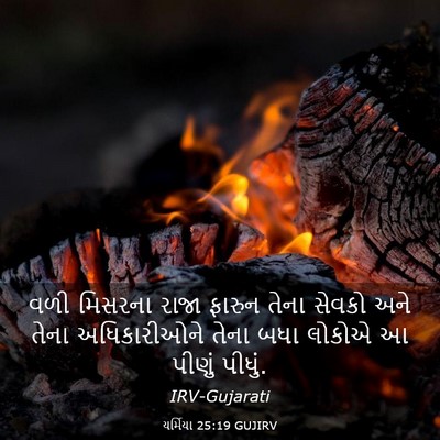 Picture 03 - યર્મિયા 25:19 GUJIRV - વળી મિસરના રાજા - Bible Verse Picture