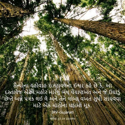 Picture 03 - યર્મિયા 32:14 GUJIRV - સૈન્યોના યહોવાહ - Bible Verse Picture