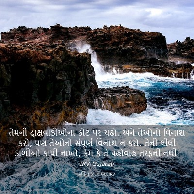 Picture 03 - યર્મિયા 5:10 GUJIRV - તેમની - Bible Verse Picture