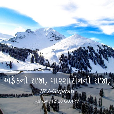 Picture 03 - યહોશુઆ 12:18 GUJIRV - અફેકનો રાજા, - Bible Verse Picture
