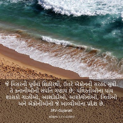 Picture 03 - યહોશુઆ 13:3 GUJIRV - જે મિસરની - Bible Verse Picture