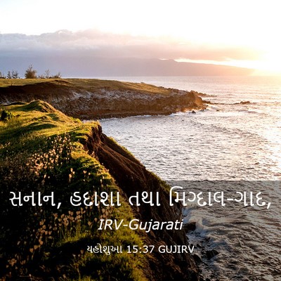 Picture 03 - યહોશુઆ 15:37 GUJIRV - સનાન, હદાશા તથા - Bible Verse Picture