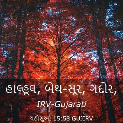 Picture 03 - યહોશુઆ 15:58 GUJIRV - હાલ્હૂલ, બેથ-સૂર, - Bible Verse Picture