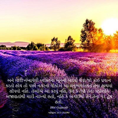 Picture 03 - યહોશુઆ 20:5 GUJIRV - અને મારી નંખાયેલી - Bible Verse Picture