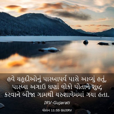 Picture 03 - યોહાન 11:55 GUJIRV - હવે યહૂદીઓનું - Bible Verse Picture