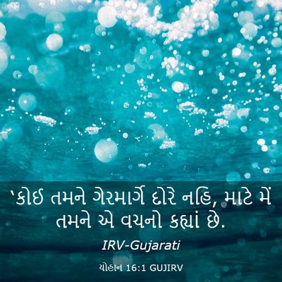 Picture 03 - યોહાન 16:1 GUJIRV - ‘કોઈ તમને - Bible Verse Picture