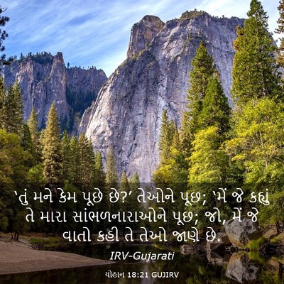 Picture 03 - યોહાન 18:21 GUJIRV - ‘તું મને કેમ પૂછે - Bible Verse Picture