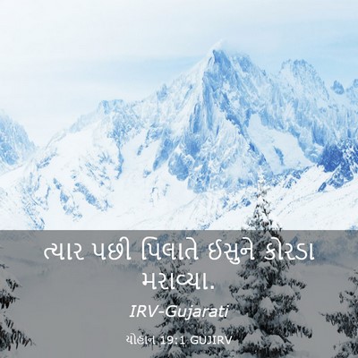 Picture 03 - યોહાન 19:1 GUJIRV - ત્યાર પછી પિલાતે - Bible Verse Picture