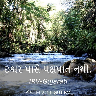 Picture 03 - રોમનોને 2:11 GUJIRV - ઈશ્વર પાસે - Bible Verse Picture