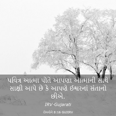 Picture 03 - રોમનોને 8:16 GUJIRV - પવિત્ર આત્મા પોતે - Bible Verse Picture
