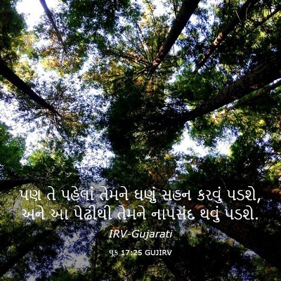 Picture 03 - લૂક 17:25 GUJIRV - પણ તે પહેલાં તેમને - Bible Verse Picture