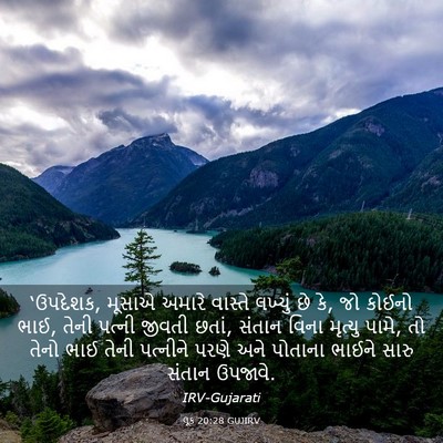 Picture 03 - લૂક 20:28 GUJIRV - ‘ઉપદેશક, મૂસાએ - Bible Verse Picture
