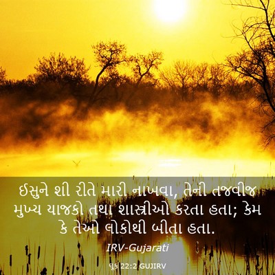 Picture 03 - લૂક 22:2 GUJIRV - ઈસુને શી રીતે મારી - Bible Verse Picture