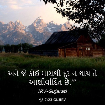 Picture 03 - લૂક 7:23 GUJIRV - અને જે કોઈ મારાથી - Bible Verse Picture