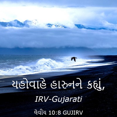 Picture 03 - લેવીય 10:8 GUJIRV - યહોવાહે હારુનને - Bible Verse Picture